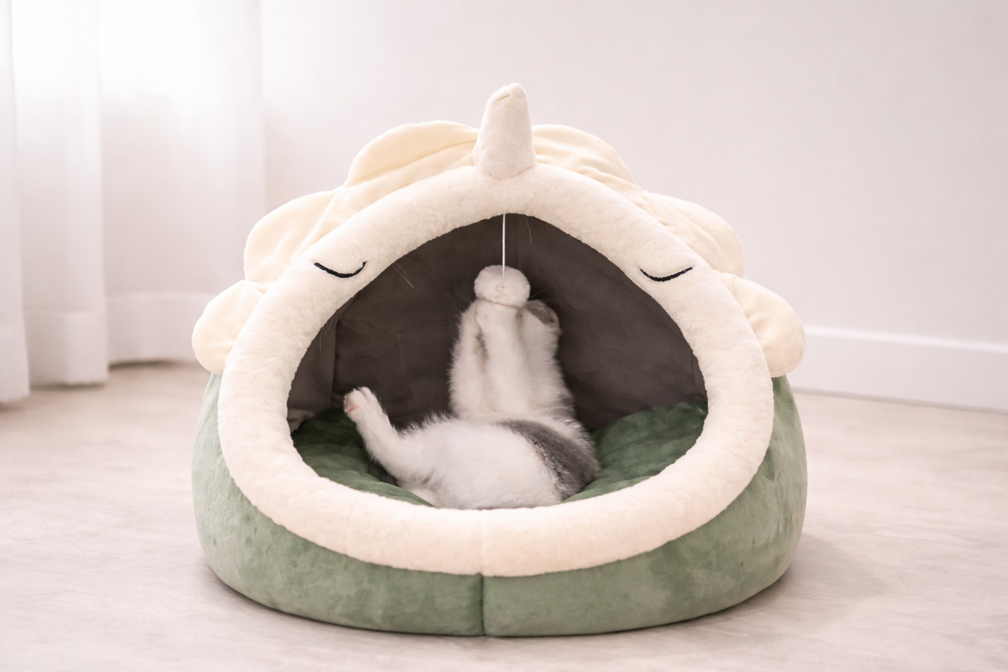 CozyNest™ Semi-Enclosed Cat Be