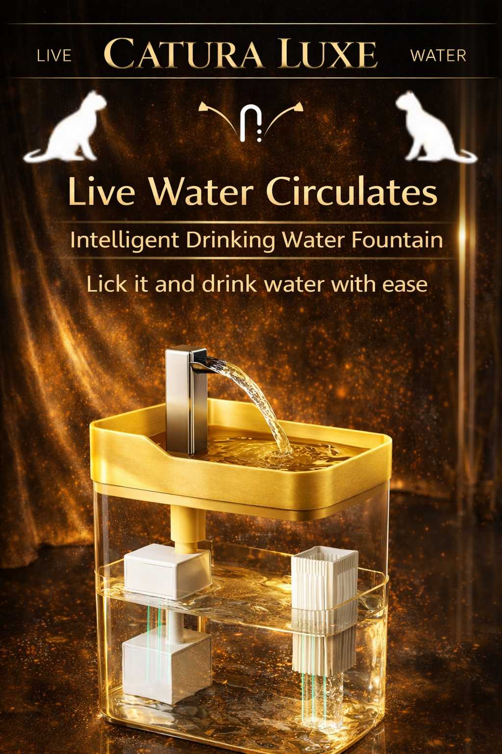 PureFlow™ 1.5L Automatic Pet Water Fountain