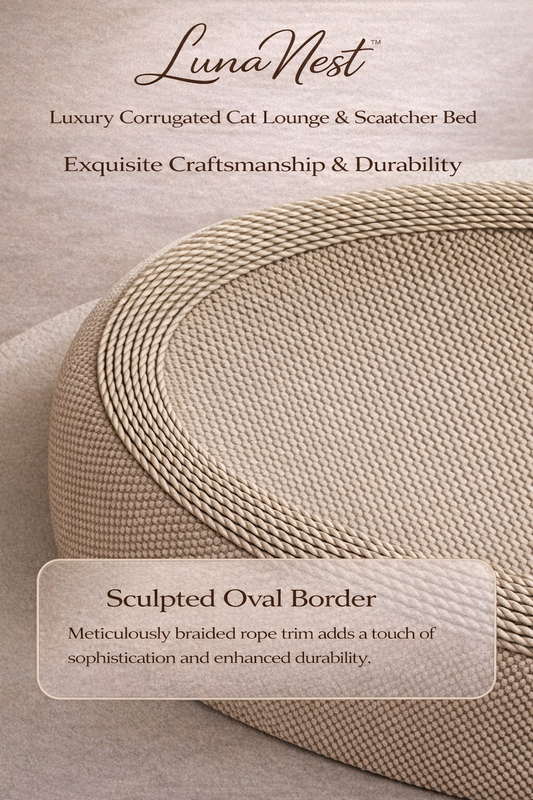 Oval Cat Scratching Bed Wear-resistant Breathable Cat Paw Board Basin with Game Ball Sisal Basin Cat Claw Board Household Pet