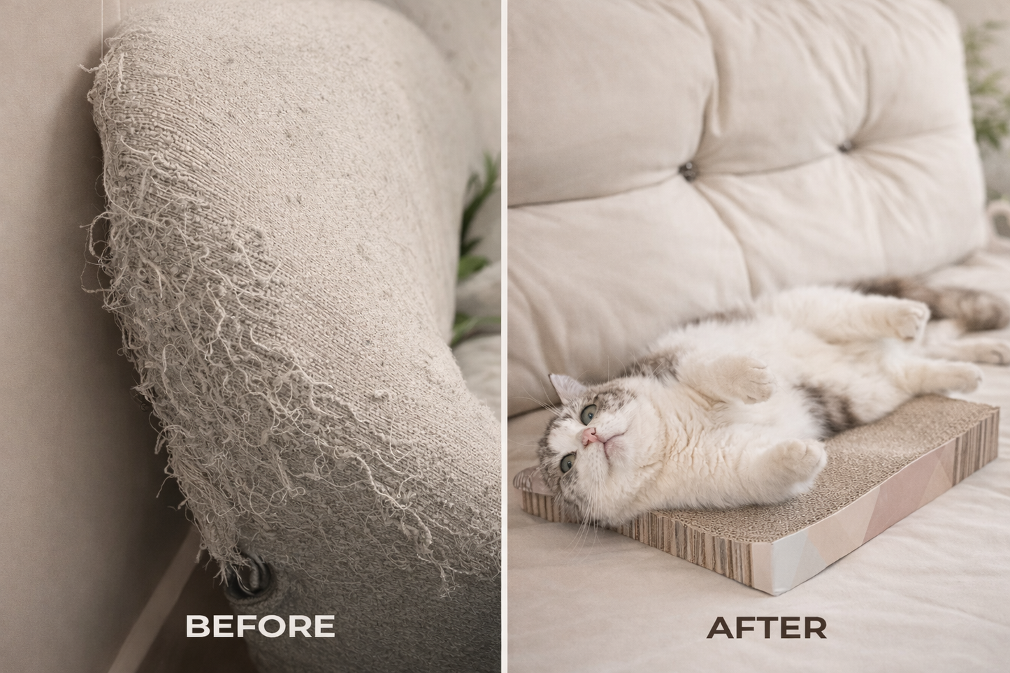 CloudLounge™ Corrugated Cat Scratcher Bed